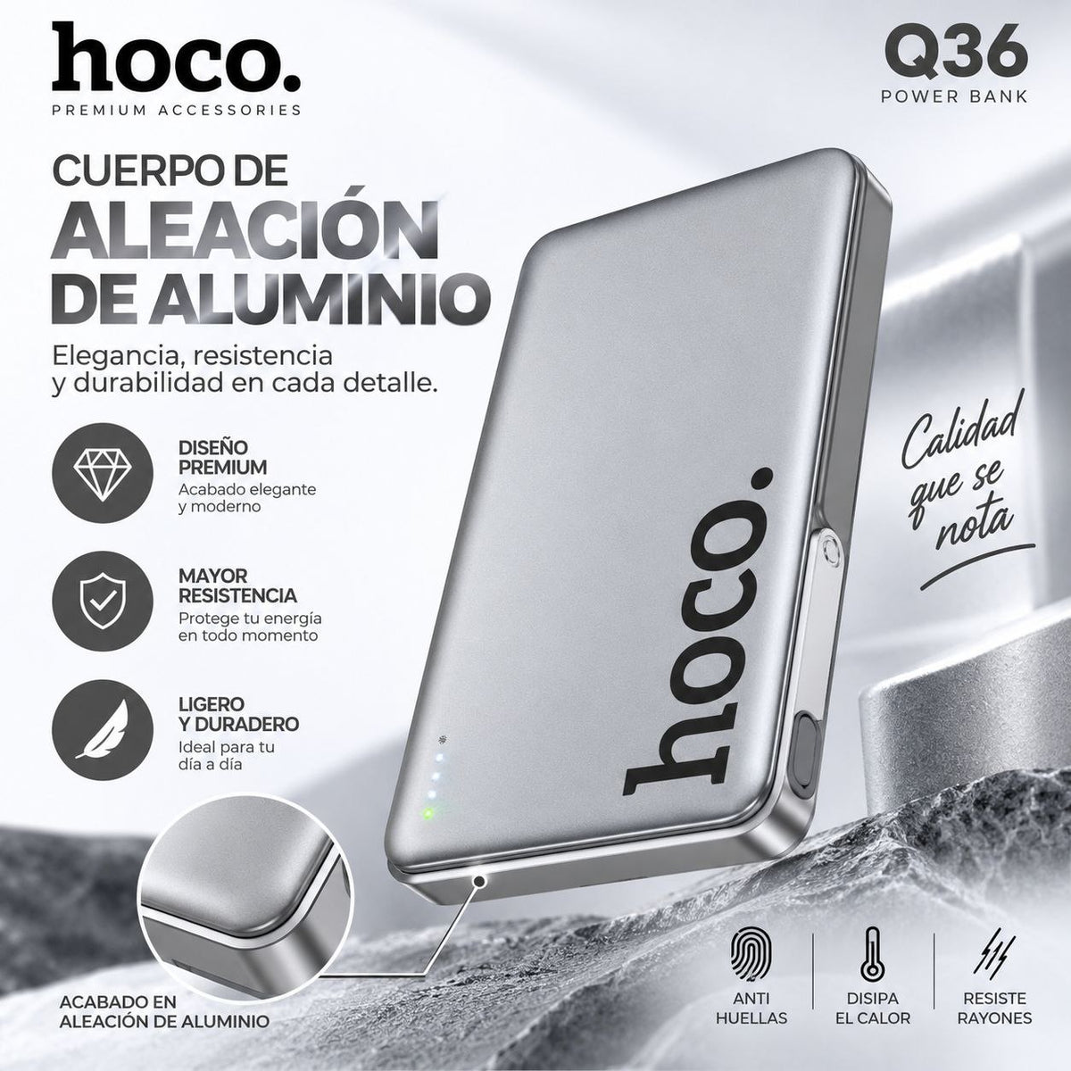 HOCO Q36 de 5000 mAh Carga rápida Magsafe