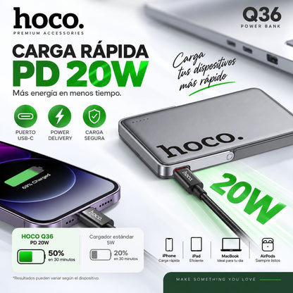 HOCO Q36 de 5000 mAh Carga rápida Magsafe