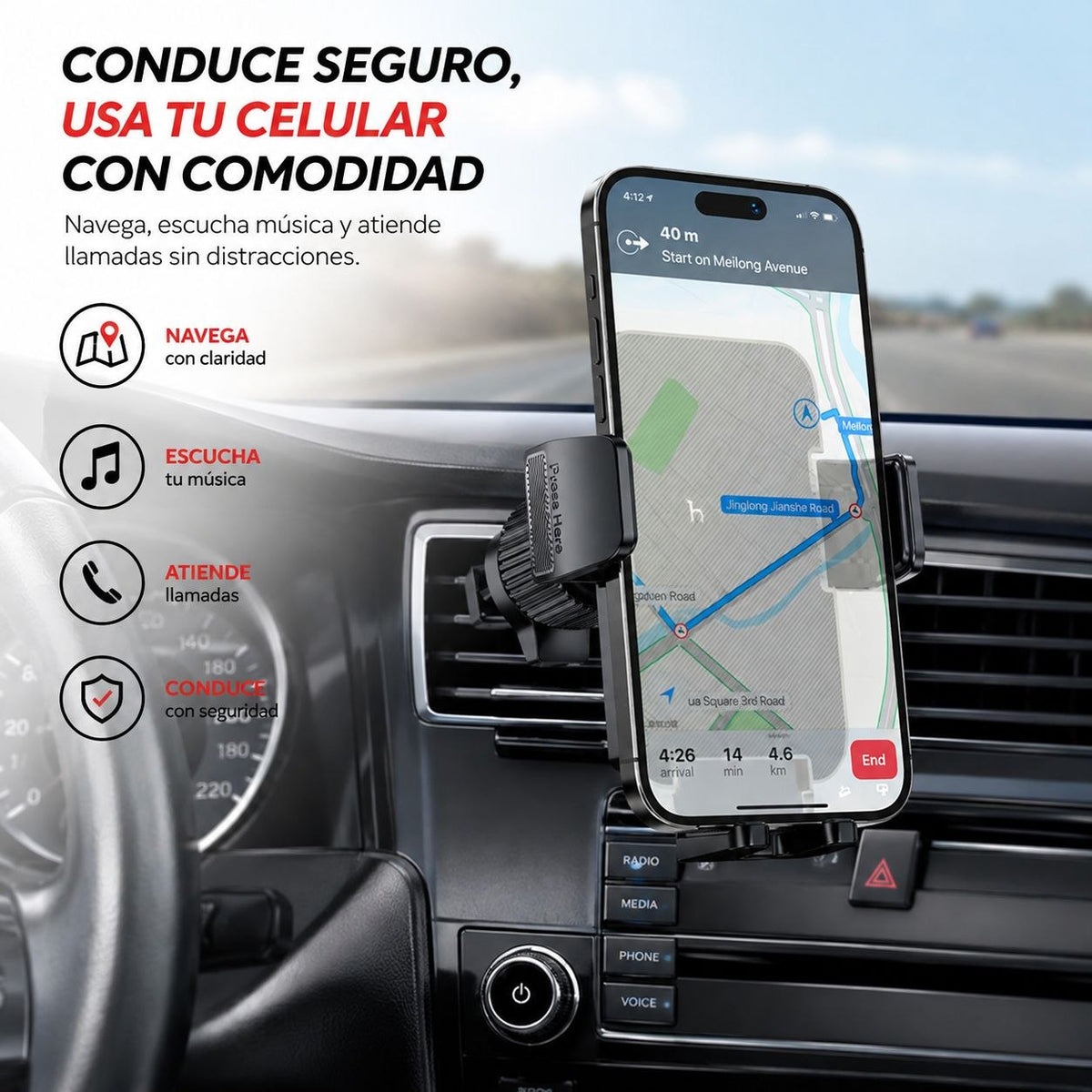 HOCO H36 Soporte para auto