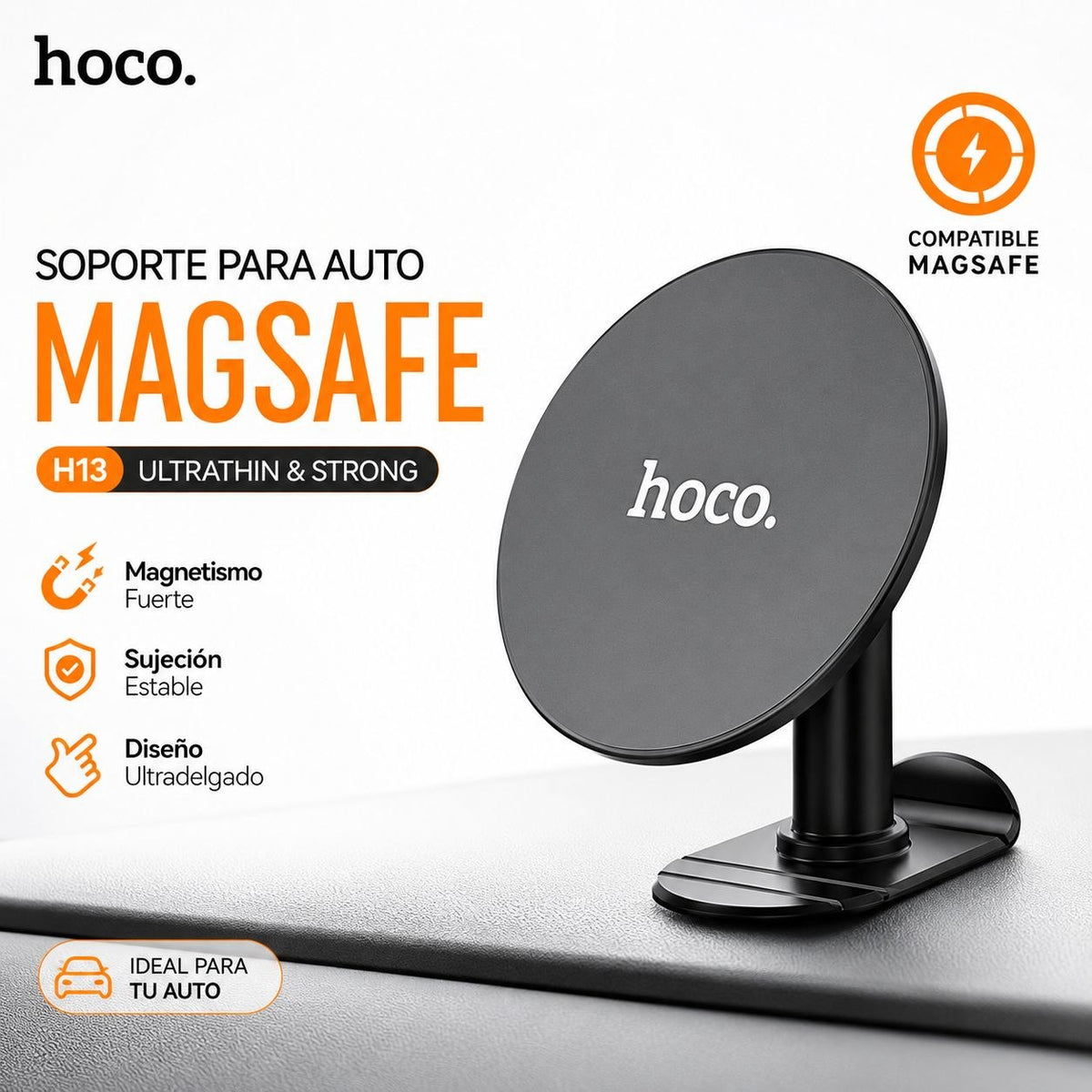 HOCO H13 Soporte para Auto Magnético para iPhone