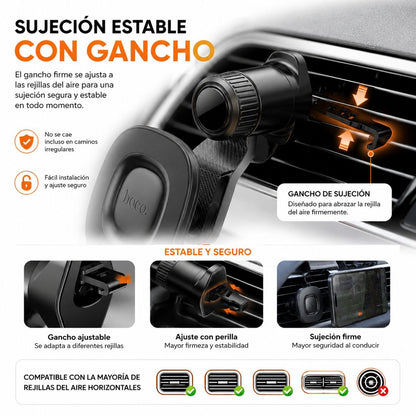 HOCO H74 Soporte para Auto Magnético para iPhone