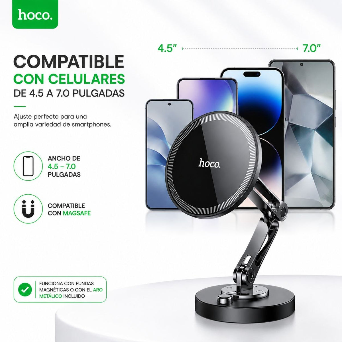 HOCO H50 Soporte de auto para iPhone flexible