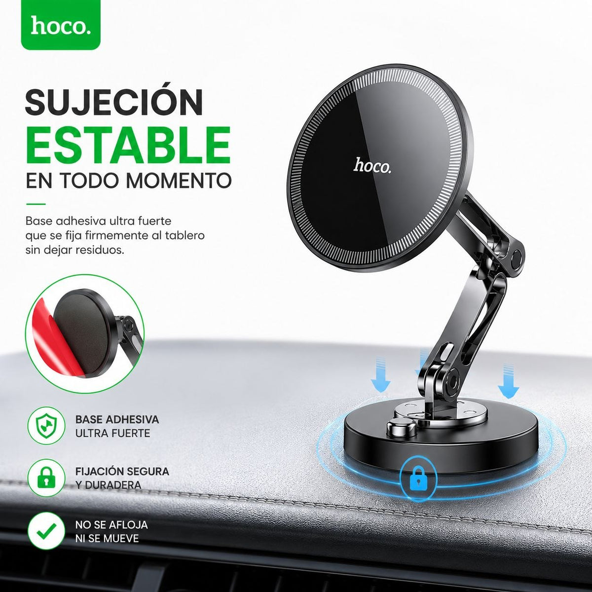 HOCO H50 Soporte de auto para iPhone flexible