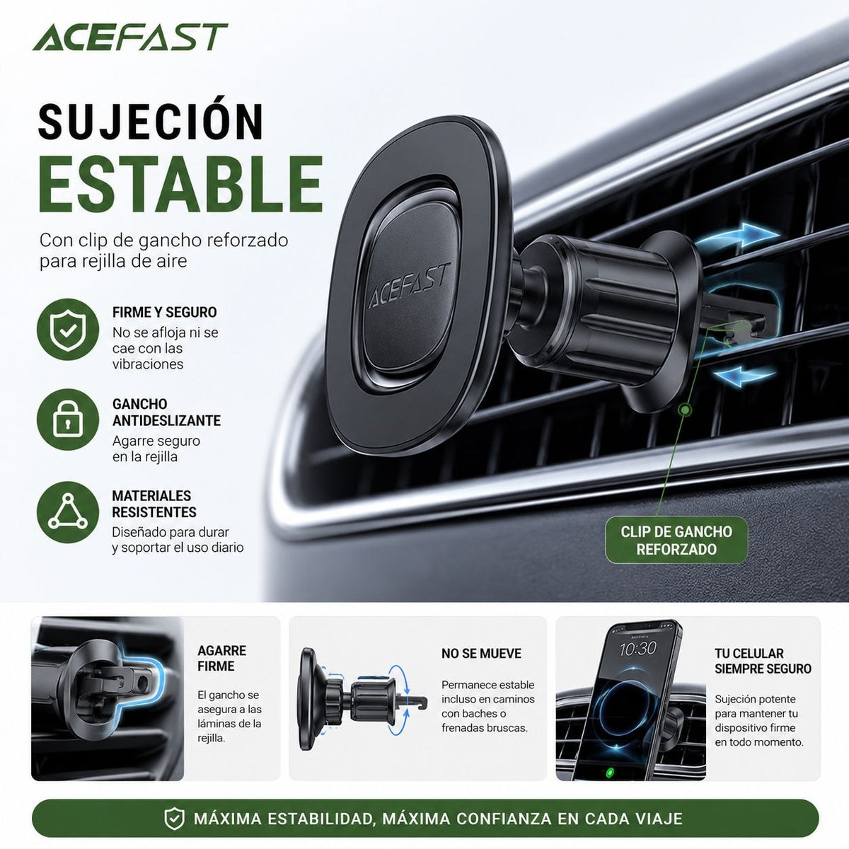 ACEFAST D44 Soporte Magsafe para Auto