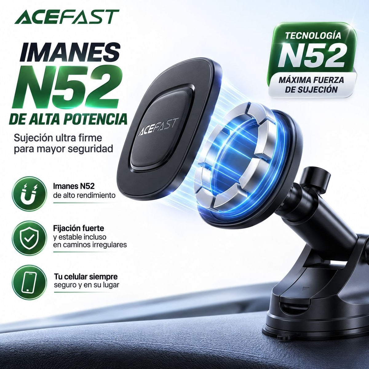 ACEFAST D45 Soporte Magsafe para Auto