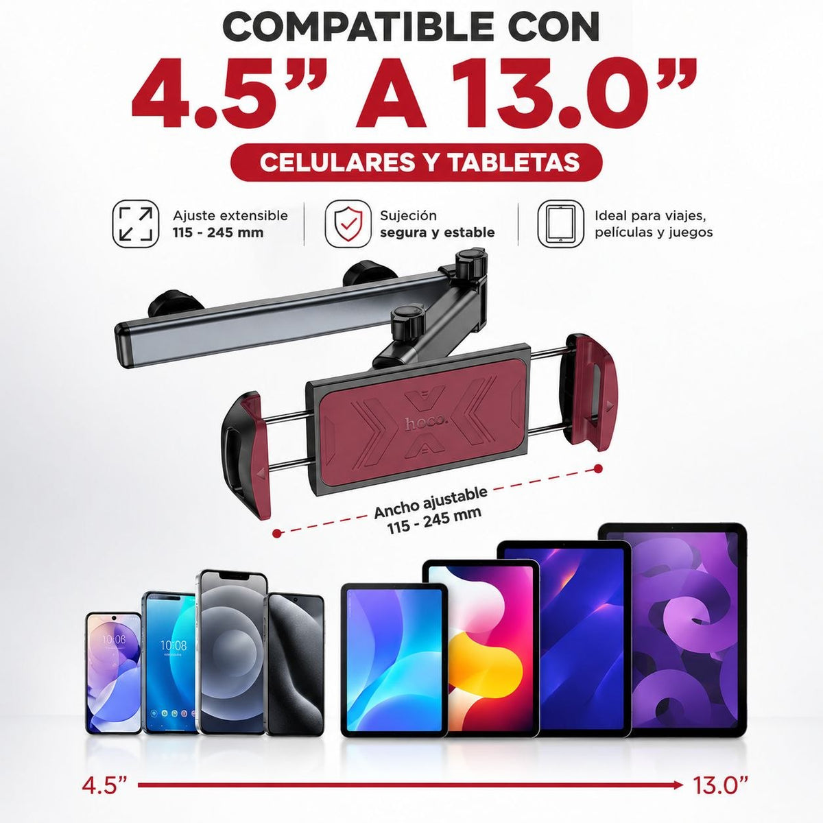 HOCO H69 Soporte de Tablet para auto