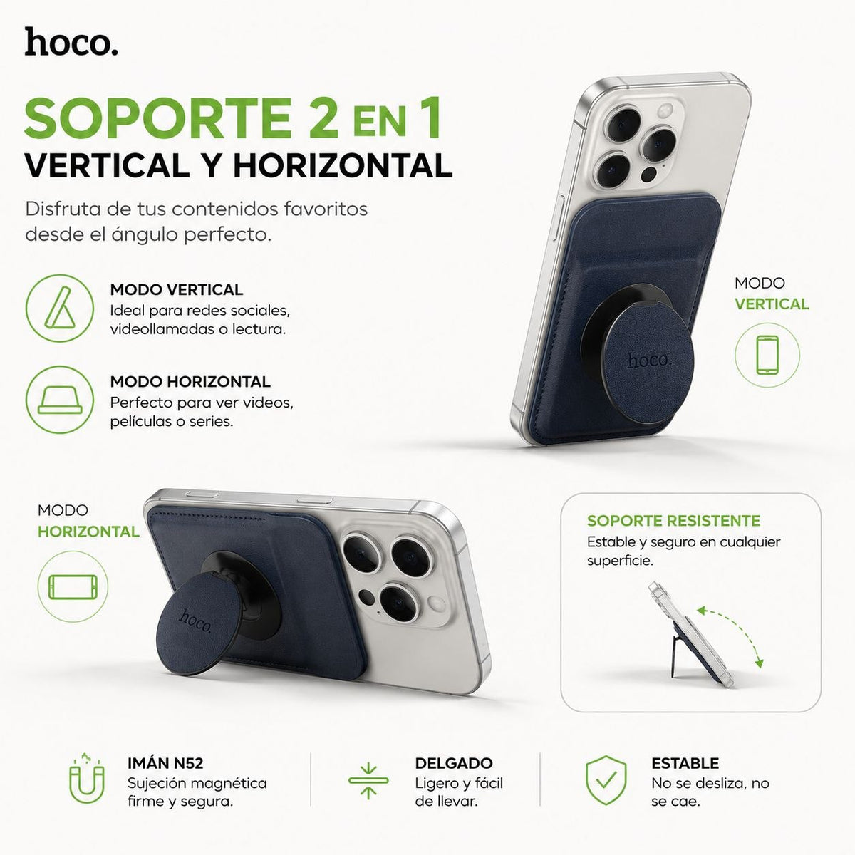 HOCO GT6 Tarjetero Magsafe