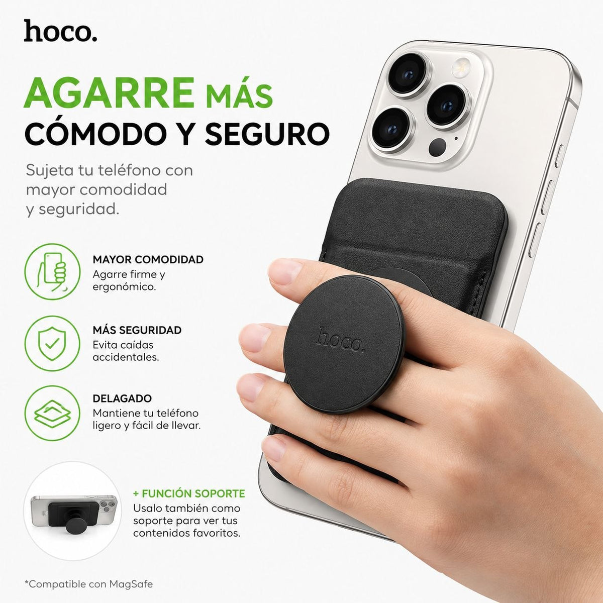 HOCO GT6 Tarjetero Magsafe