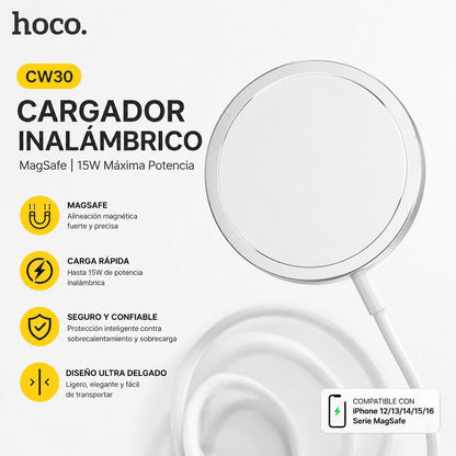 HOCO CW30 Cargador Inalámbrico MagSafe