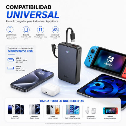 HOCO J170A de 20000 mAh Carga Rápida