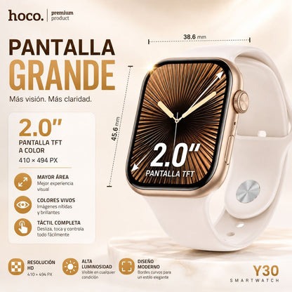 HOCO Y30 Smart Watch Soporta Llamadas