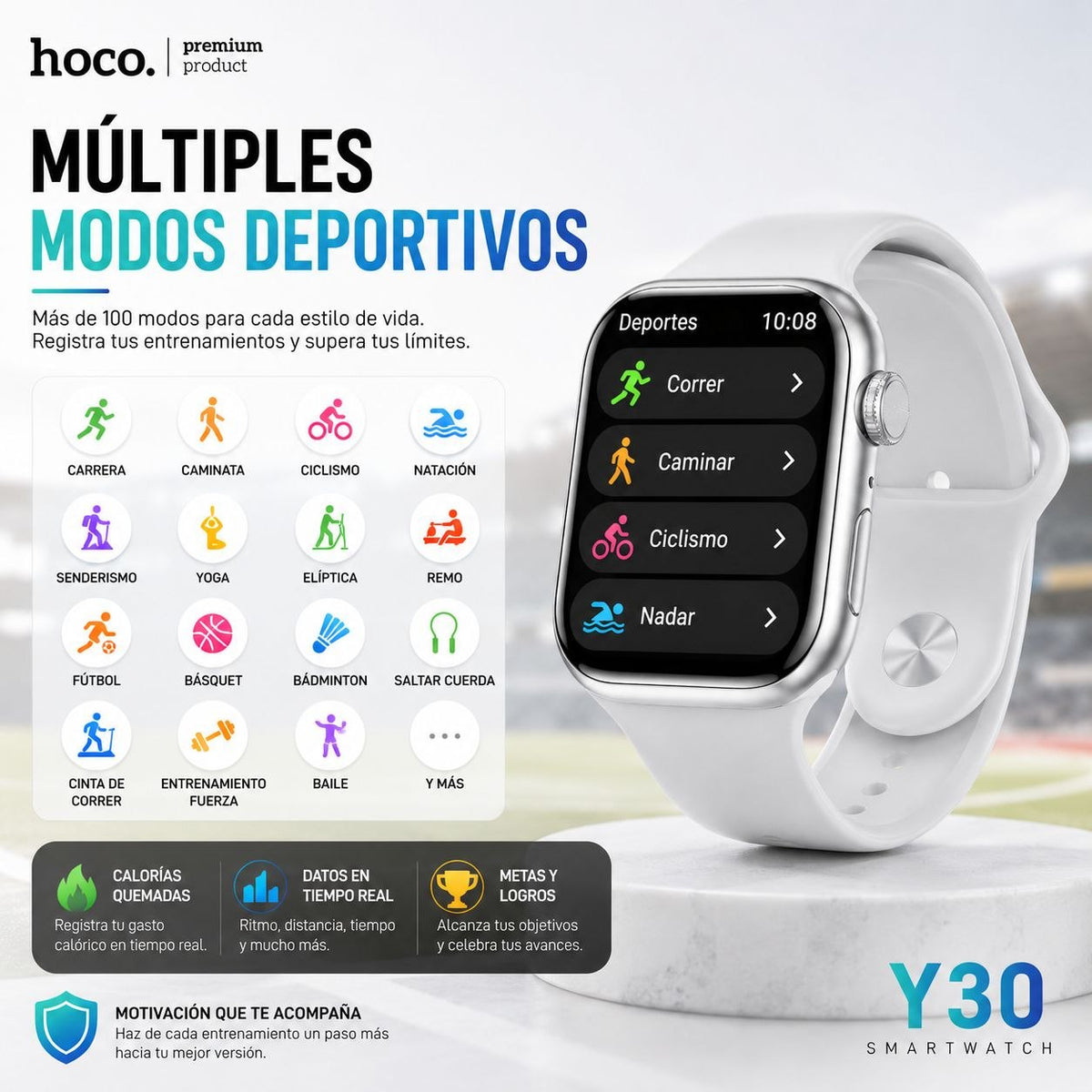 HOCO Y30 Smart Watch Soporta Llamadas