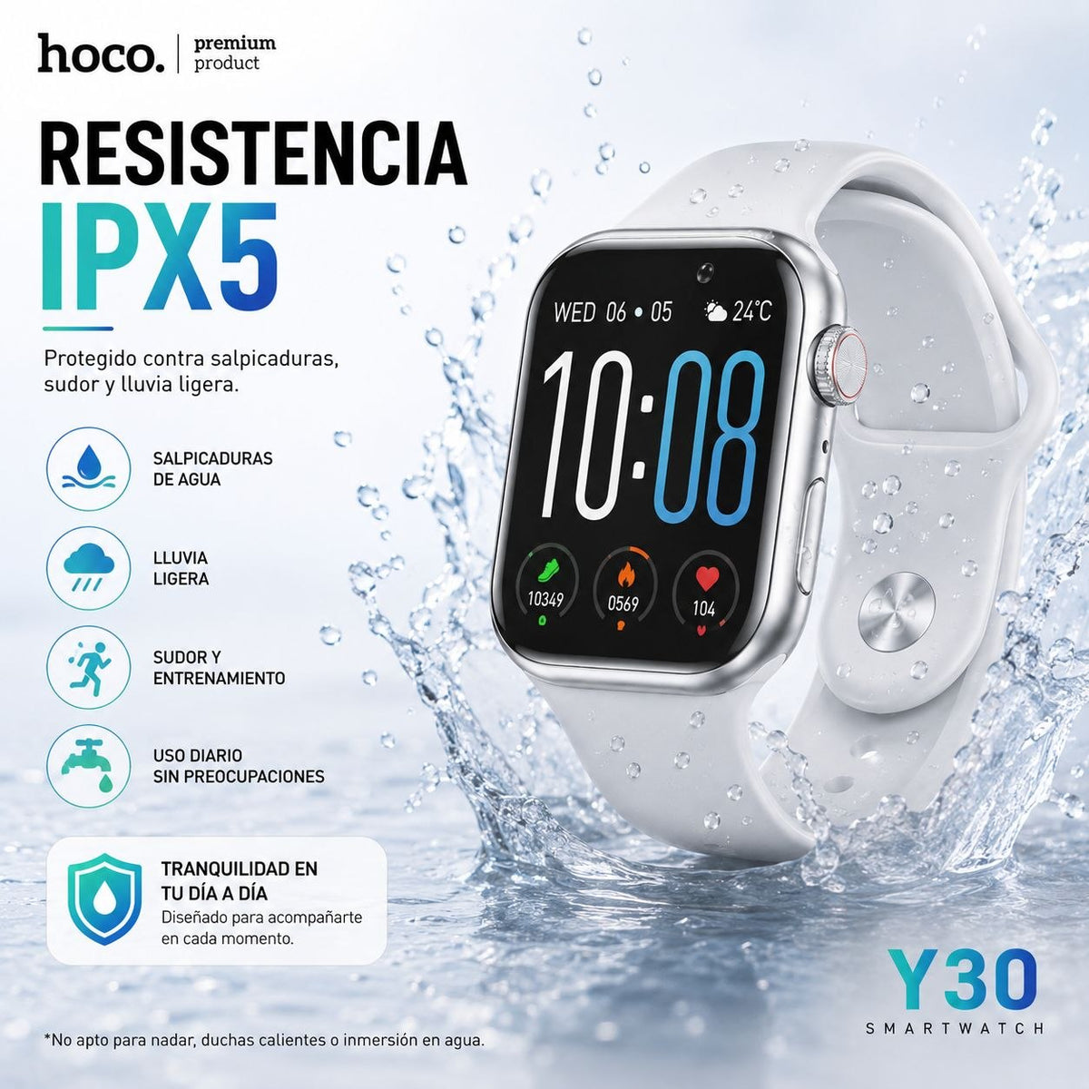 HOCO Y30 Smart Watch Soporta Llamadas
