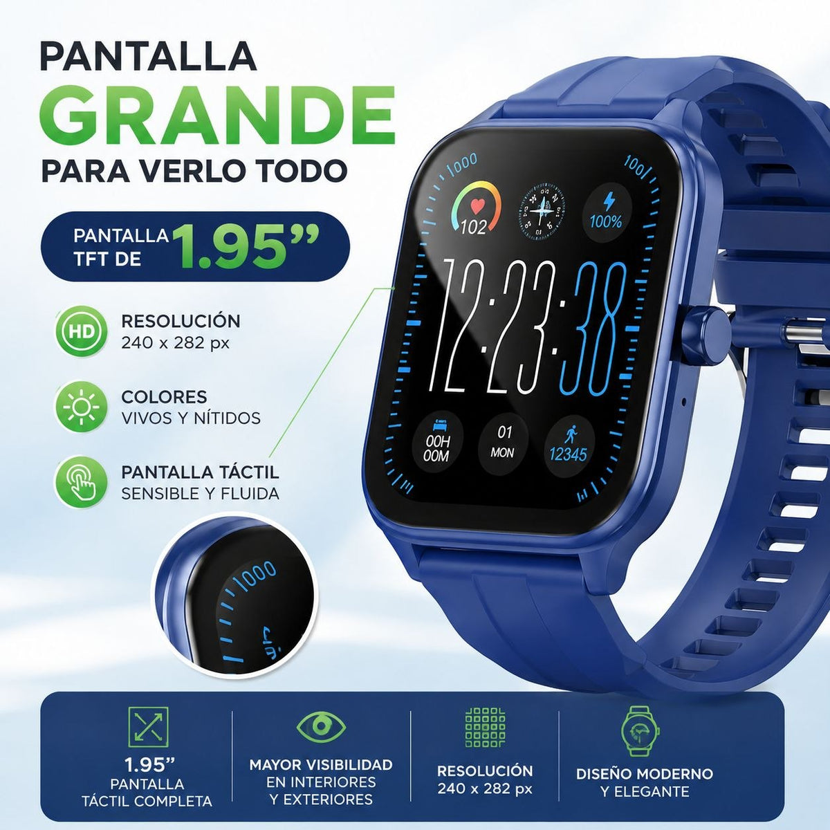 HOCO Y27 Smart Watch Soporta Llamadas