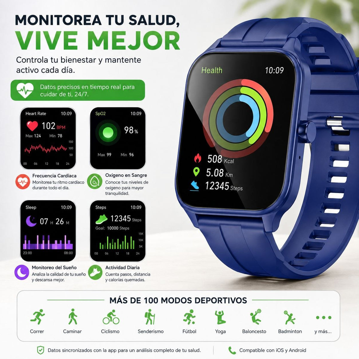 HOCO Y27 Smart Watch Soporta Llamadas