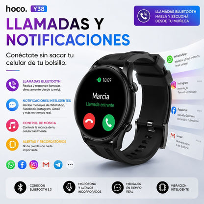 HOCO Y38 Smart Watch AMOLED para Llamadas