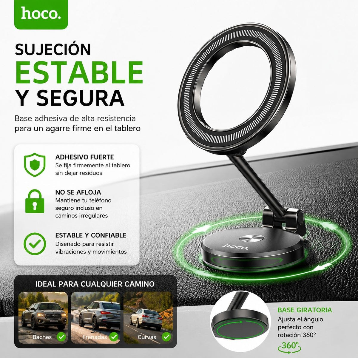HOCO H51 Soporte de auto para iPhone