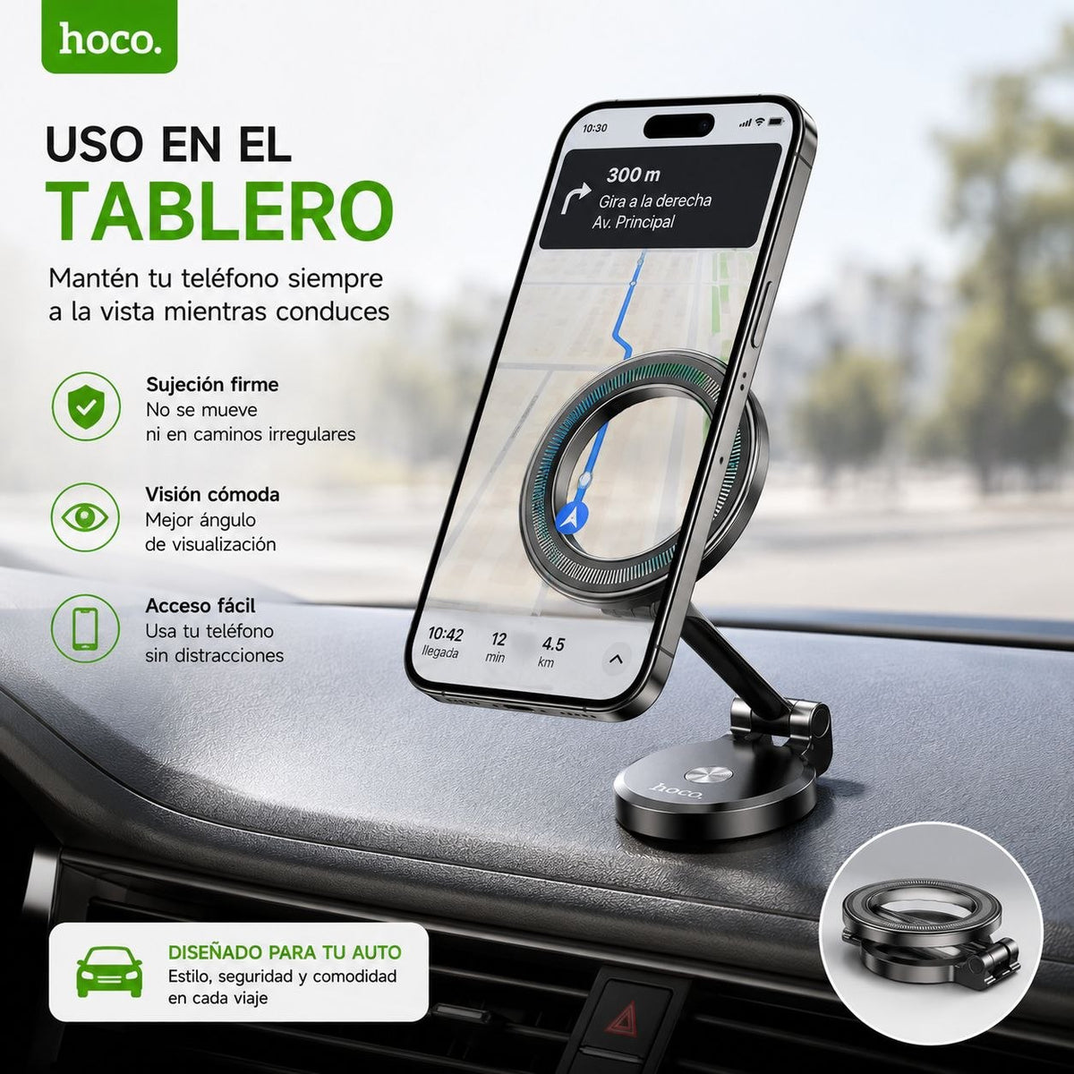 HOCO H51 Soporte de auto para iPhone