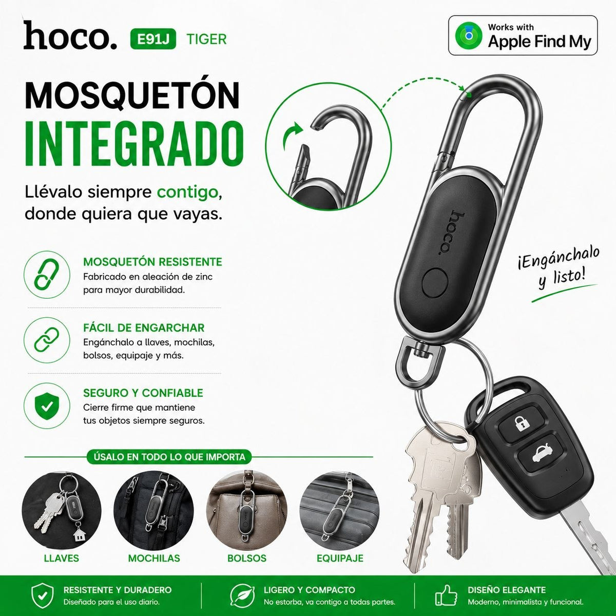 HOCO E91J Llavero inteligente anti pérdida