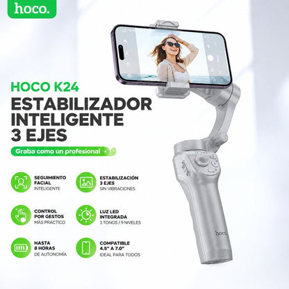 HOCO K24 Estabilizador inteligente de 3 ejes