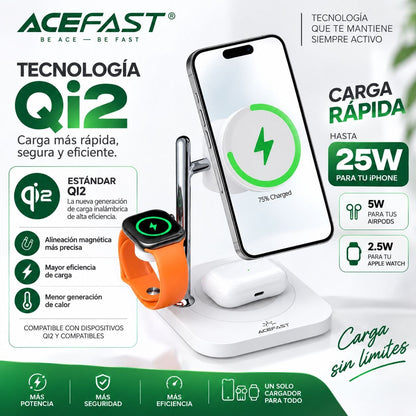 ACEFAST E39 Cargador inalámbrico Qi2 3en1