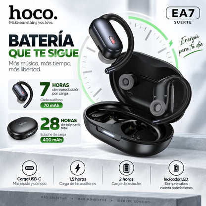 HOCO EA7 Audífonos TWS abiertos con ANC y ENC