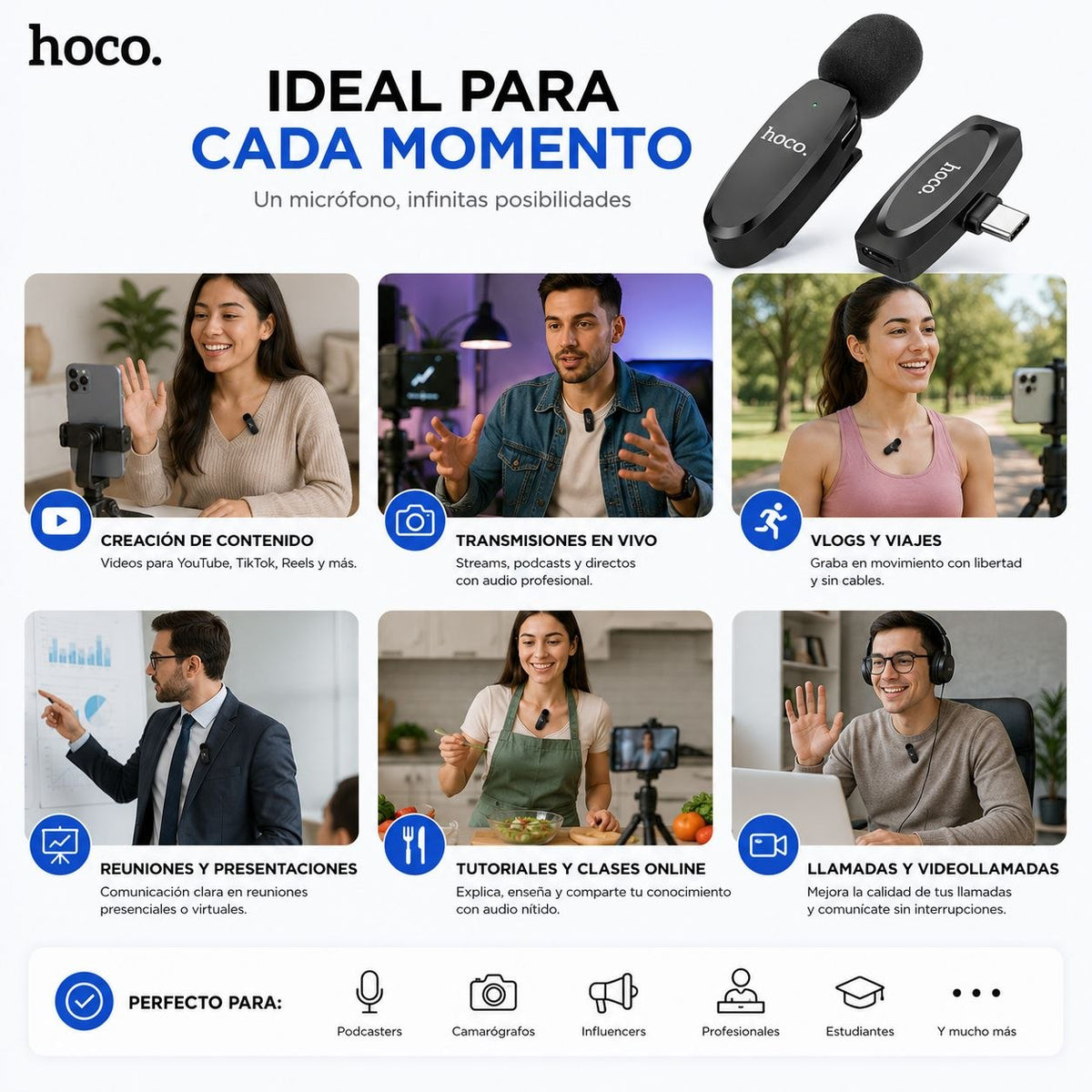 HOCO L15 Micrófono para Tipo C