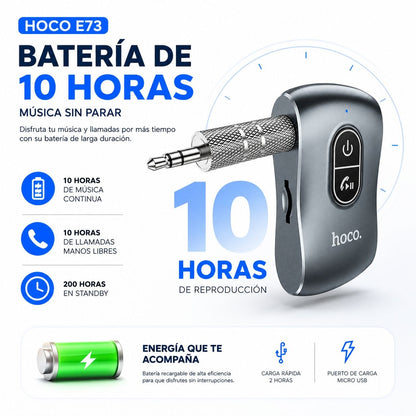 HOCO E73 Receptor Bluetooth con lector Micro SD
