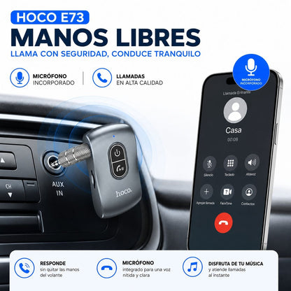HOCO E73 Receptor Bluetooth con lector Micro SD