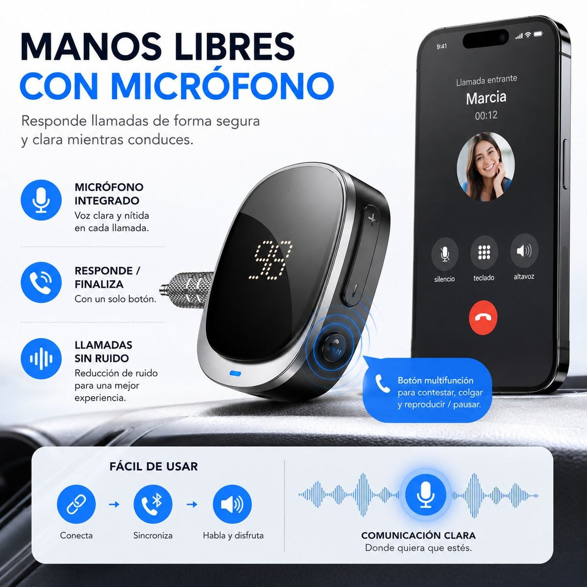 HOCO E80 Receptor Bluetooth