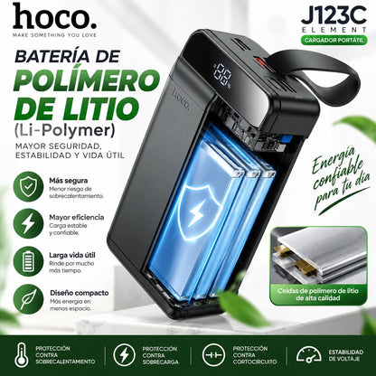 HOCO J123C de 60000 mAh Carga rápida