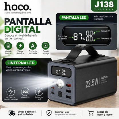 HOCO J138 de 60000 mAh Carga rápida