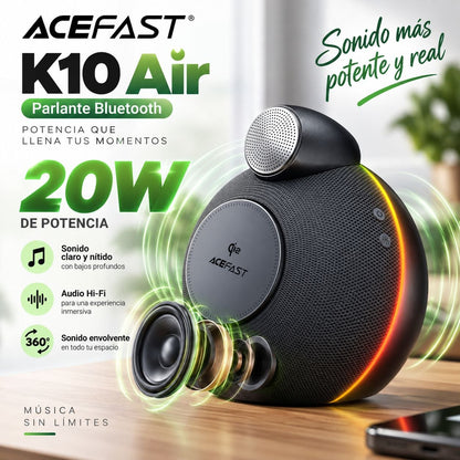 ACEFAST K10 Air Parlante + Cargador Qi2 3en1