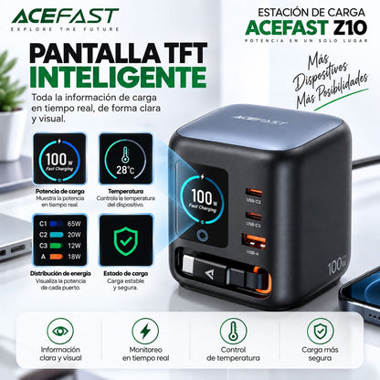 ACEFAST Z10 Estación de Carga 4en1