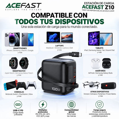 ACEFAST Z10 Estación de Carga 4en1