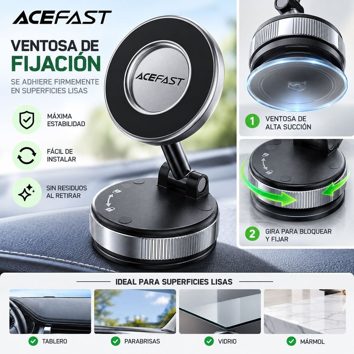 ACEFAST E28 Soporte de iPhone para cualquier superficie