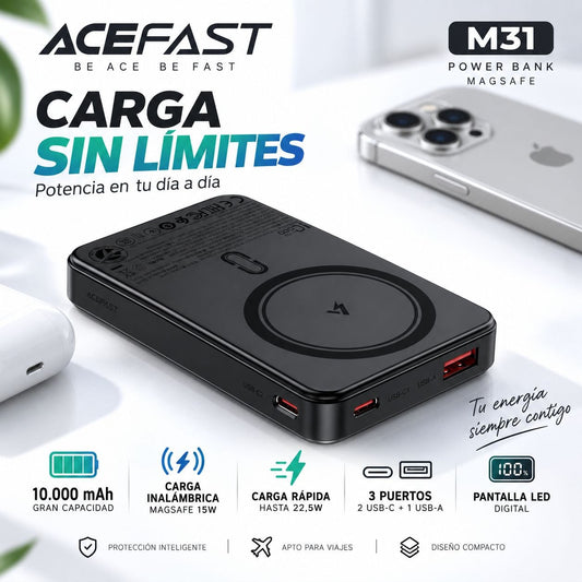 ACEFAST M31 de 10000 Carga rápida Magsafe