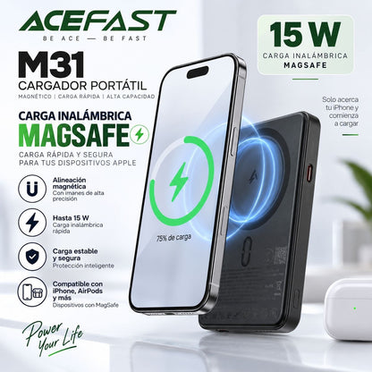 ACEFAST M31 de 10000 Carga rápida Magsafe