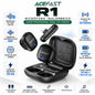 ACEFAST R1 Micrófono Dual de doble receptor de solapa