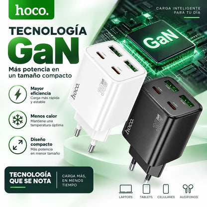 HOCO N56 Cargador Rápido a 30 Watts GaN