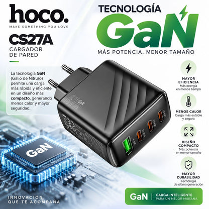 HOCO CS27 Cargador Rápido a 67 Watts