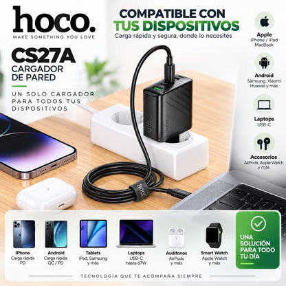 HOCO CS27 Cargador Rápido a 67 Watts