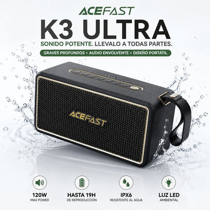ACEFAST K3 Ultra Parlante Bluetooth 120 Watts