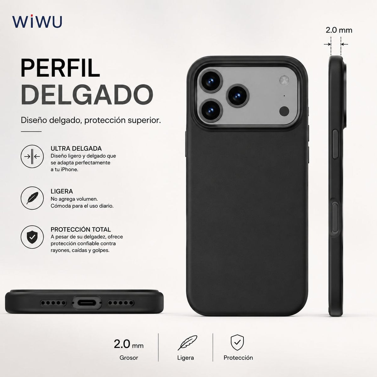 WIWU FGG-013 Funda Magsafe Skin Touch