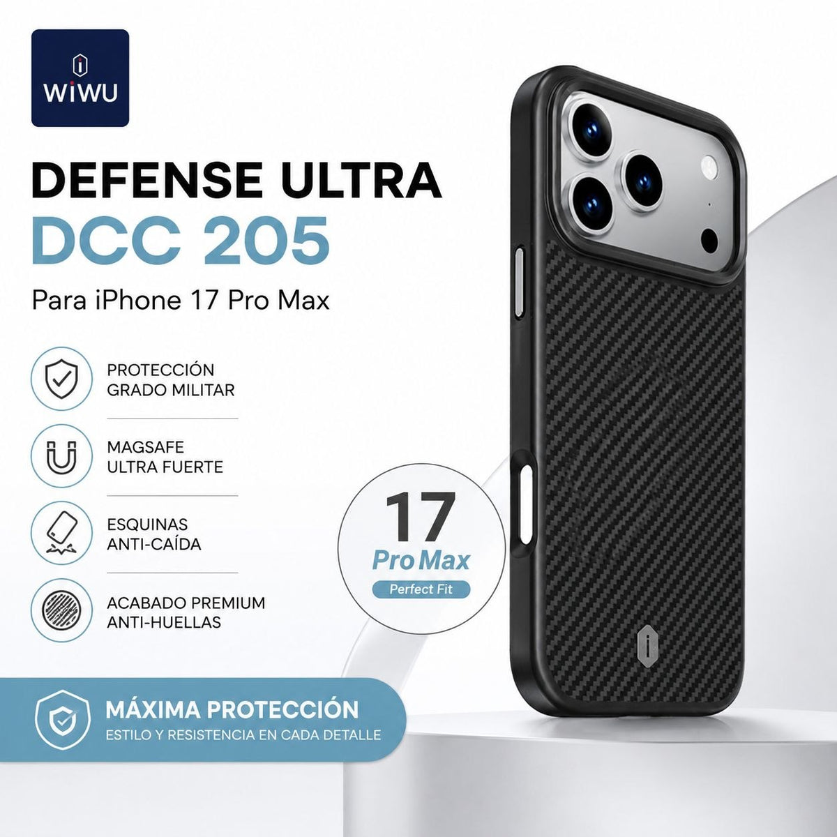WIWU DCC-205 Funda Magsafe Kevlar