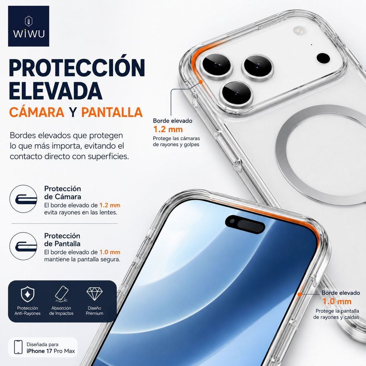 WIWU MCC-702 Funda Magsafe Transparente