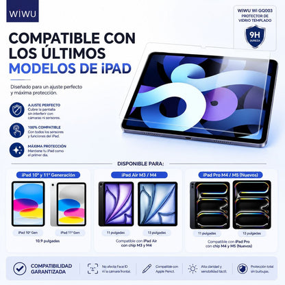 WIWU Wi-GQ003 Protector de pantalla iPad
