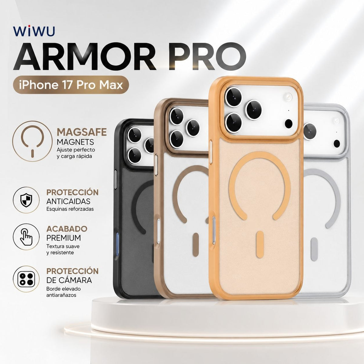 WIWU FGG-012 Funda Magsafe Anticaida