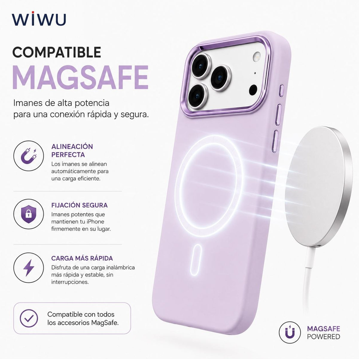 WIWU FGG-013 Funda Magsafe Skin Touch