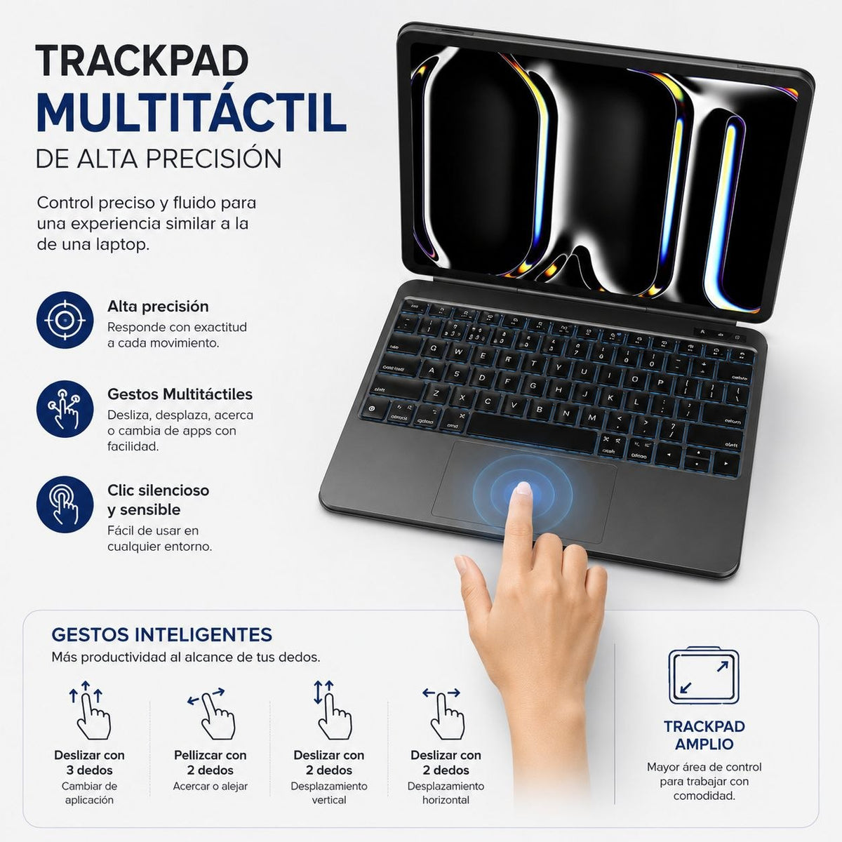 WIWU MK002 - Teclado inalambrico para iPad